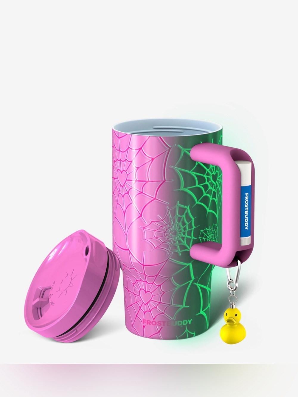 FROSTBUDDY MUG BUDDY 16oz PINK WIDOW - NWT